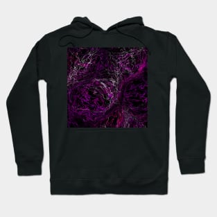 Vivid purple abstract Hoodie